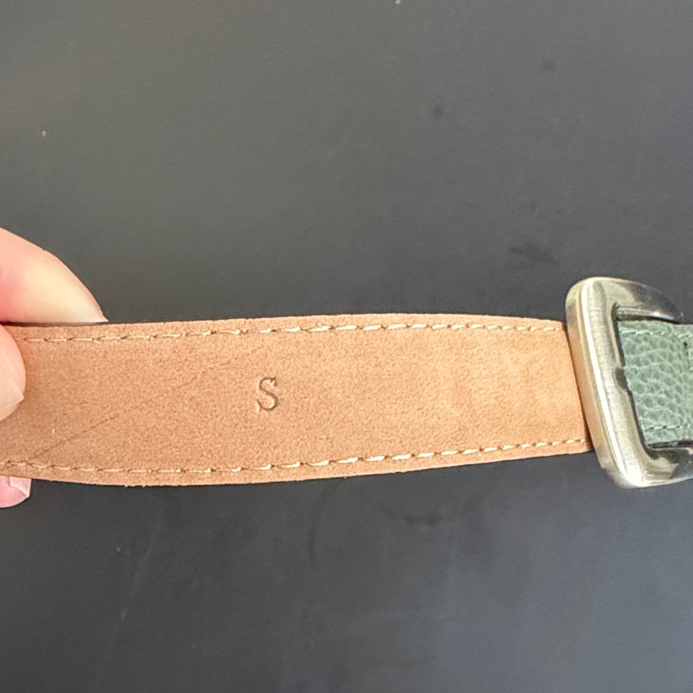 Beckett Simonon Iris Pebbled Leather Belt - Picture 8 of 12
